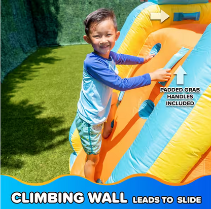 My First Inflatable Bounce House with Water Slide