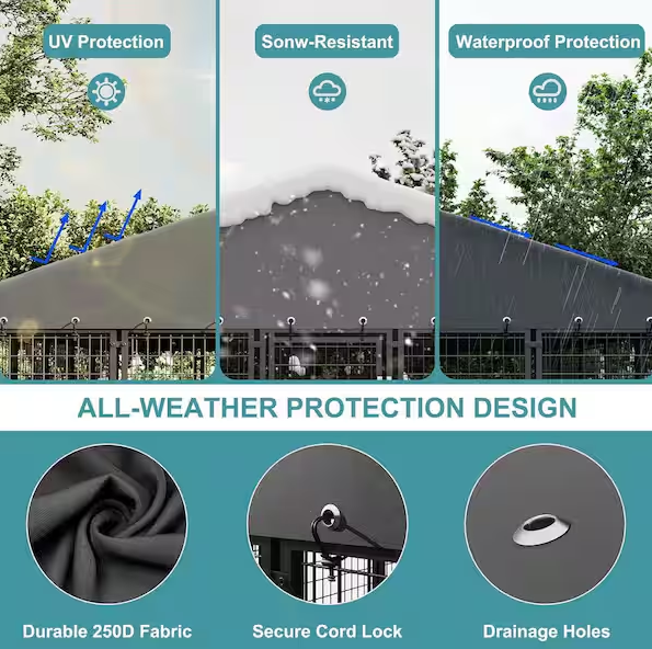 Large Dog Kennel Outdoor Dog Enclosure