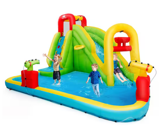 Multi-Color Inflatable Water Slide