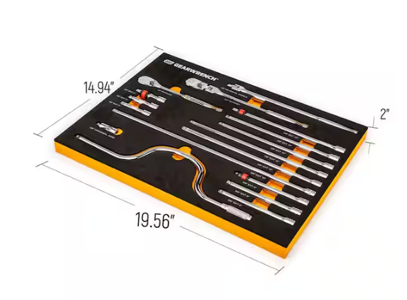 3/8 in. Drive 90-Tooth Ratchets and Drive Tool Set