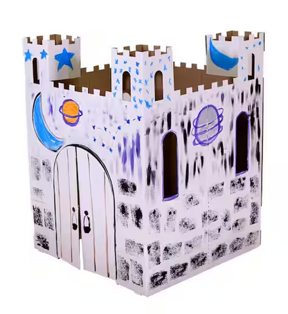 Playhouse Blank Castle-Kids Art and Craft