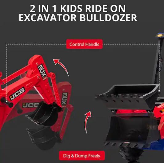 Hetoy 4 in 1 Ride on Tractor