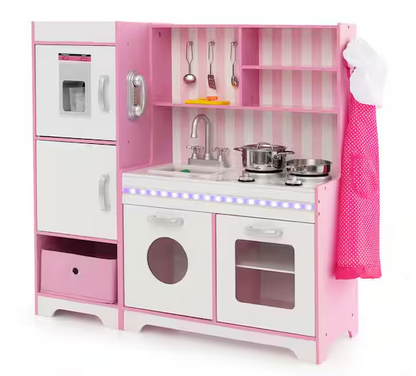 Kids Kitchen Playset Wooden Toy