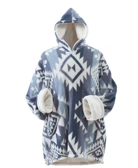 Wearable Throw Blanket Hoodie