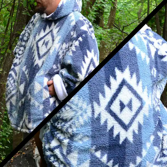 Wearable Throw Blanket Hoodie