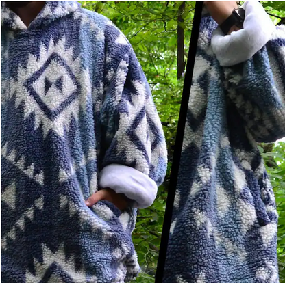 Wearable Throw Blanket Hoodie
