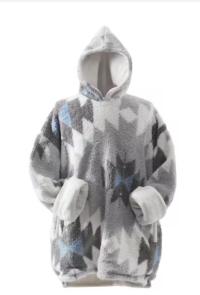 Wearable Throw Blanket Hoodie