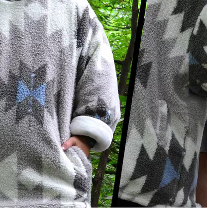 Wearable Throw Blanket Hoodie