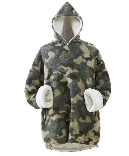 Wearable Throw Blanket Hoodie