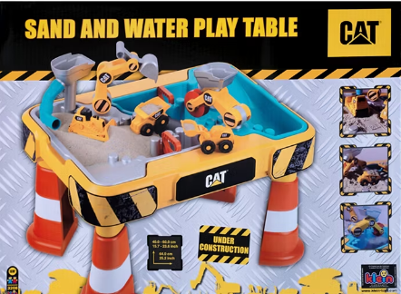 CAT Sand and Water Play Table Kids Pretend Play