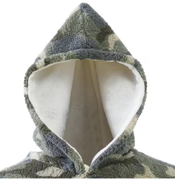 Wearable Throw Blanket Hoodie