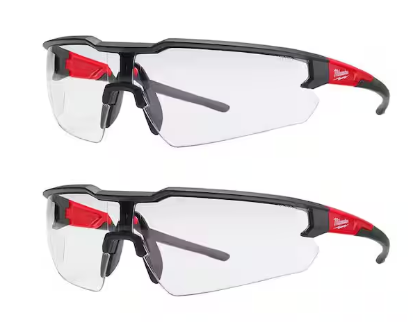 Clear Safety Glasses Anti-Scratch Lenses (2-Pack)