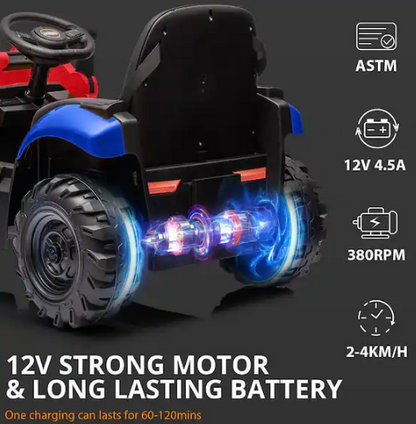 Hetoy 4 in 1 Ride on Tractor