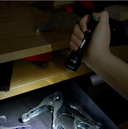 500-Lumens Dual Power Focusing Aluminum Flashlight