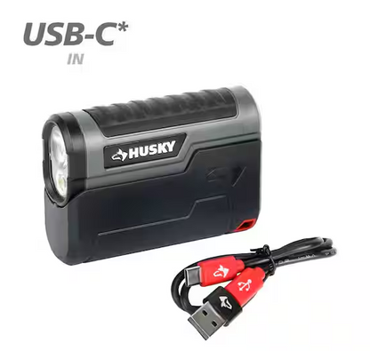 500-Lumen Compact Rechargeable Flashlight
