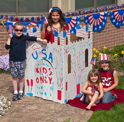 Playhouse Blank Castle-Kids Art and Craft