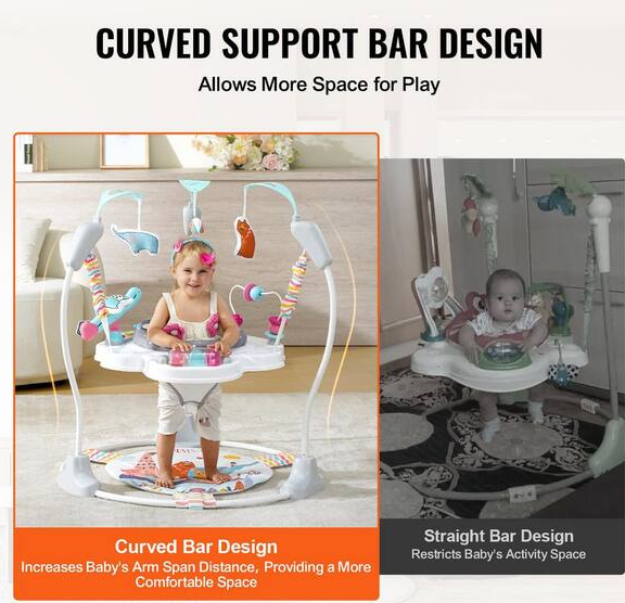 Baby Bouncer Toddler Play Jumper with Developmental Toys