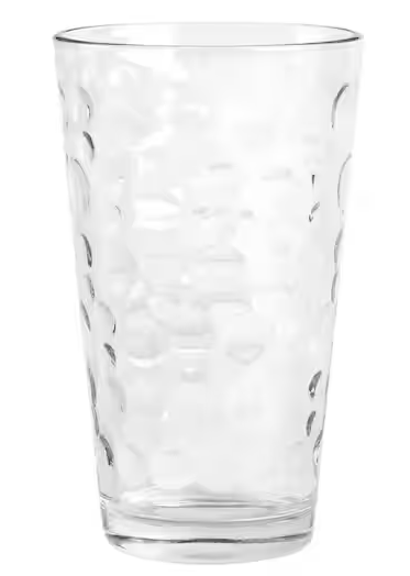 4-Piece 13.5 oz. Bubble Glass Tumbler Set