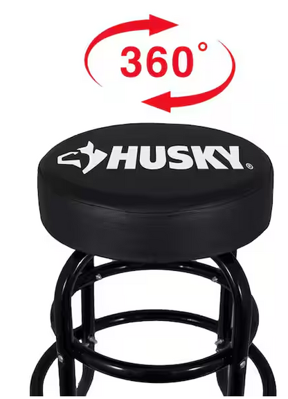 29 in. Shop Stool with 360° Swivel Seat