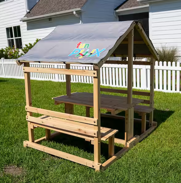 Kids Klubhouse Outdoor Indoor Wooden Playhouse