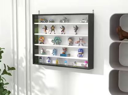 Glass Wall-Mounted Display Cabinet Case