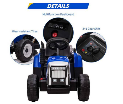 12V Ride on Tractor, Electric Vehicle Toy