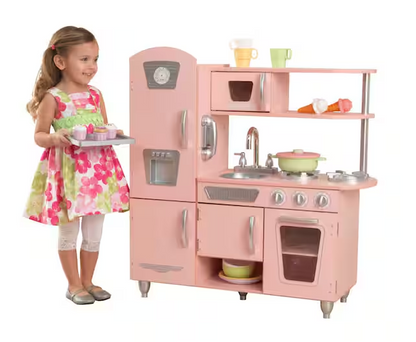 Pink Vintage Kitchen Playset