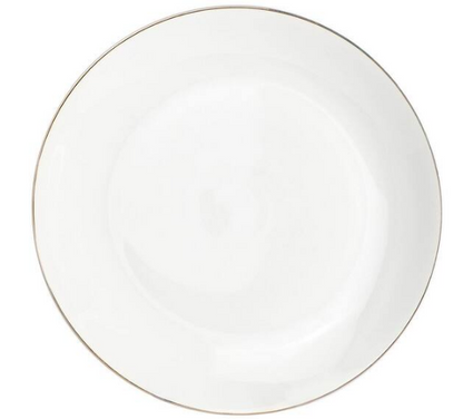 Ogalla 4-Piece Fine Ceramic 10.5 in. Dinner Plate Set
