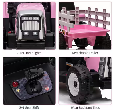 12V Ride on Tractor, Electric Vehicle Toy