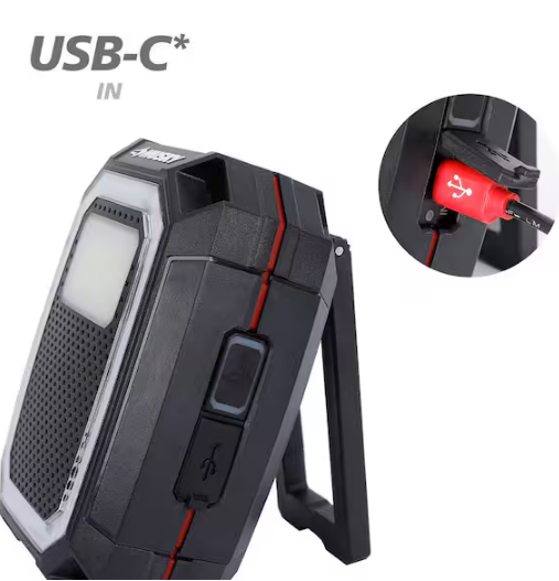 1000 Lumen Rechargeable Color Changing Utility Light