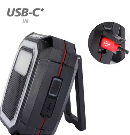 1000 Lumen Rechargeable Color Changing Utility Light