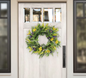 24" Artificial Spring Mixed Floral Wreath