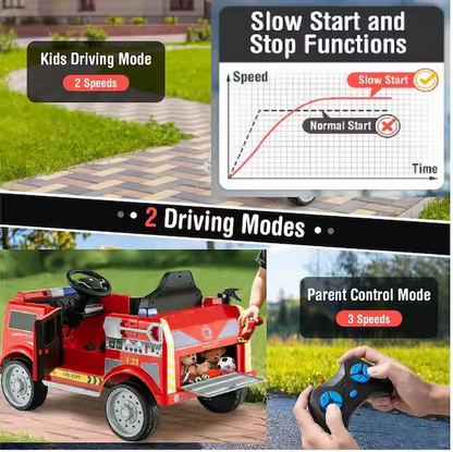 Kids Ride on Police Car 12V Battery Powered Electric Vehicle