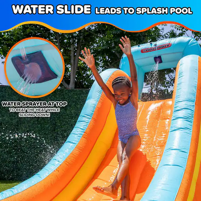 My First Inflatable Bounce House with Water Slide