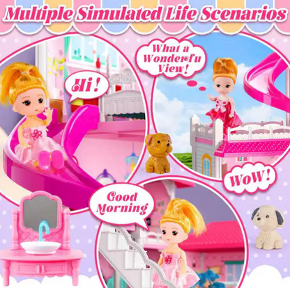 Doll House Series Plastic Indoor Swing Set