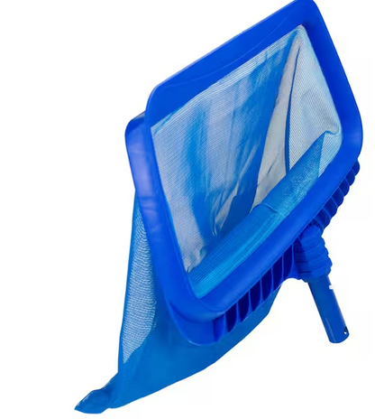 Deep-Bag Swimming Pool Leaf Rake Skimmer Head