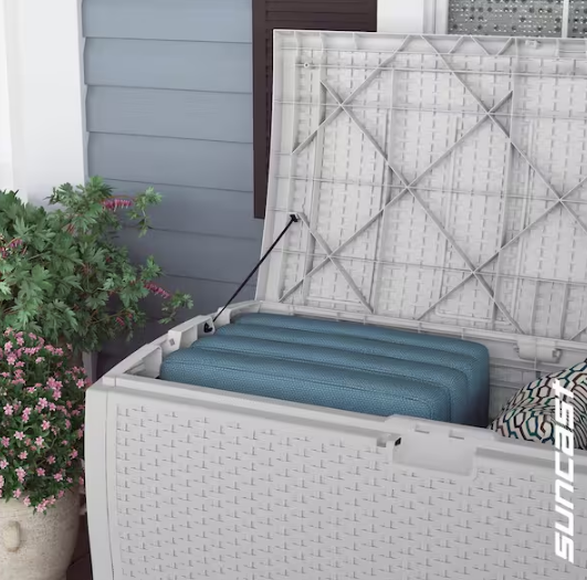 99 Gal. Weather Resistant Plastic Resin Deck Box