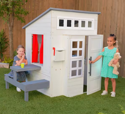 White Modern Outdoor Playhouse