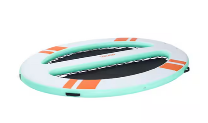 Inflatable Dock Floating Platform Thick Swim Dock 4-Person-6-Person Capacity