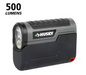 500-Lumens Compact Rechargeable Flashlight with Base Holster