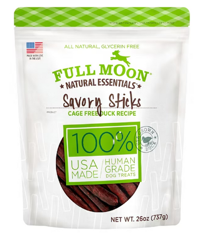 All Natural Human Grade Dog Treats - Duck Sticks, 26 oz.