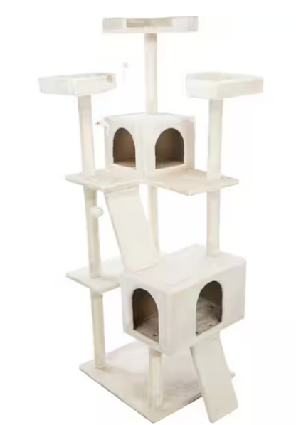 X-Large Cream Celeste Cat Tower