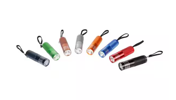 60 Lumens Aluminum Flashlight (8-Pack)