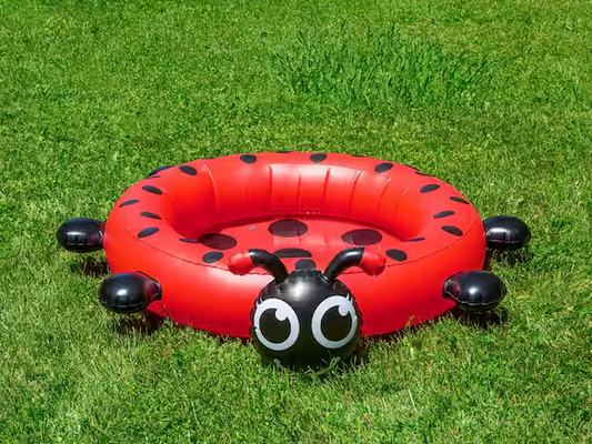 Ladybug 37 in. Dia Circle 7.5 in. Deep Kiddie Swimming Pool