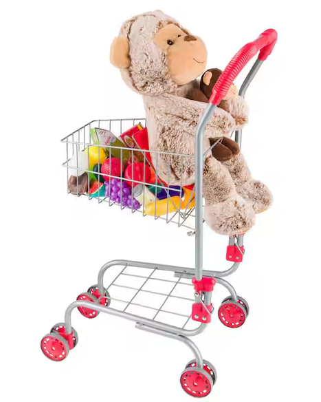 Pretend Play Grocery Shopping Cart