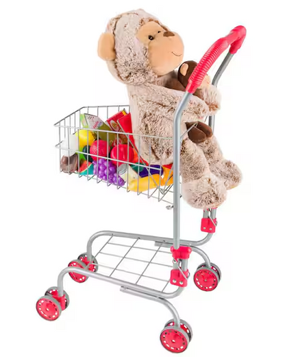 Pretend Play Grocery Shopping Cart