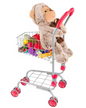 Pretend Play Grocery Shopping Cart
