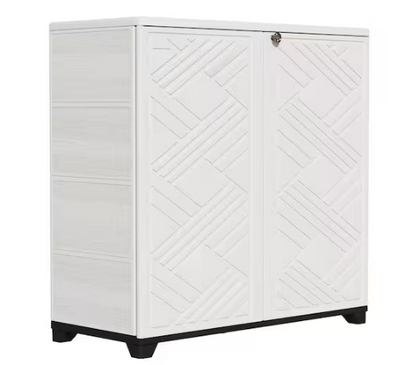 Outdoor Storage Locker Resin Large Waterproof 80 Gal. Deck Box