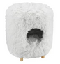 Rocket 18 in. White Cat Tree Cylinder