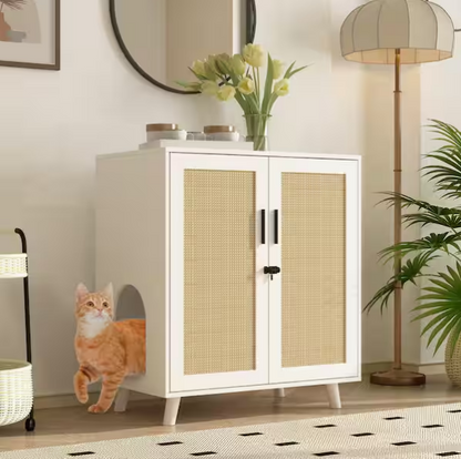 Modern Cat Litter Box Enclosure
